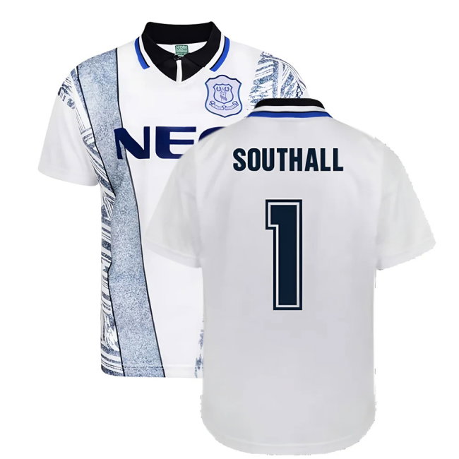 Everton 1995 Away Retro Shirt (SOUTHALL 1)-SoccerKits Hub | Buy Soccer Jerseys Online